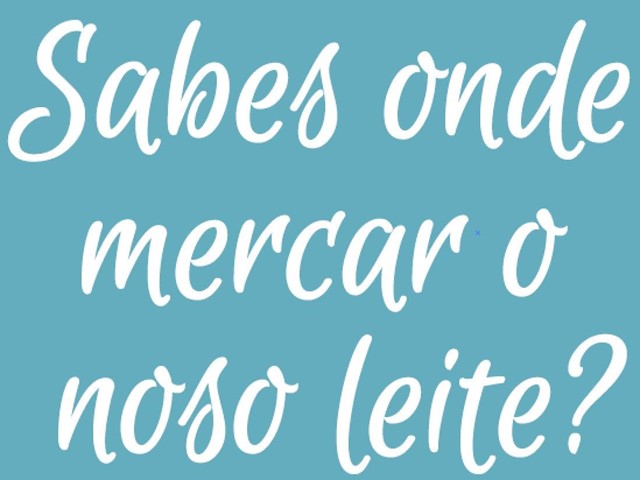 Queres saber onde mercar o noso leite?